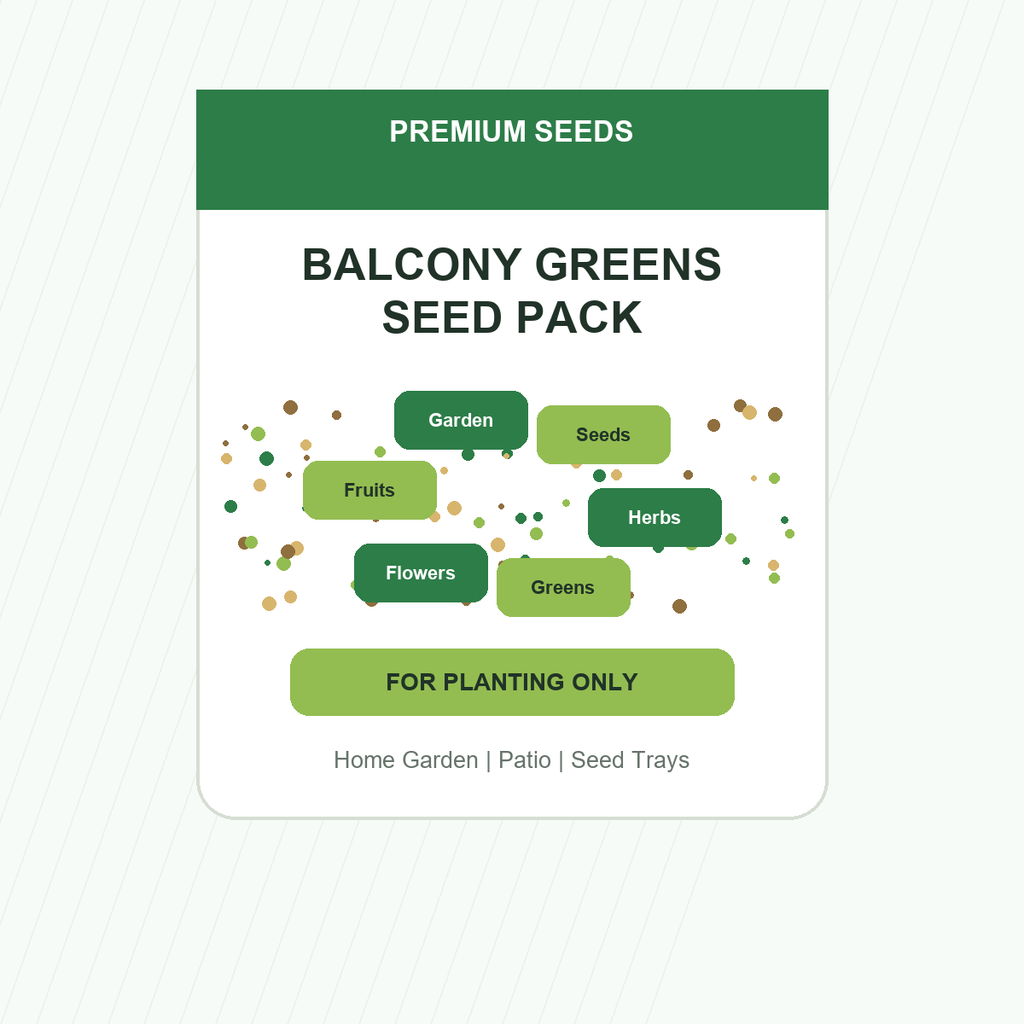 Balcony Greens Seed Pack