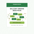 Balcony Greens Seed Pack