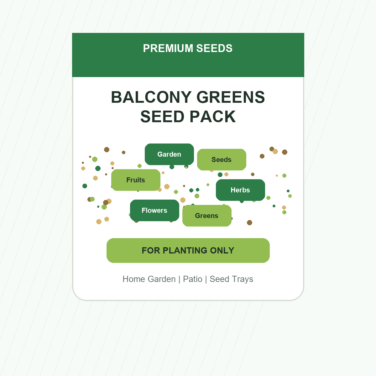 Balcony Greens Seed Pack
