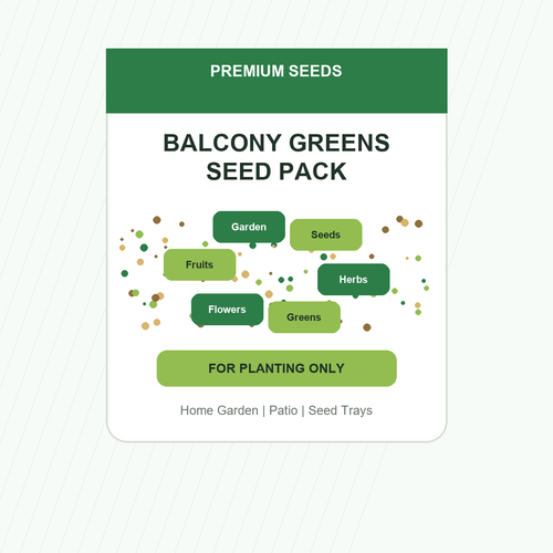 Balcony Greens Seed Pack