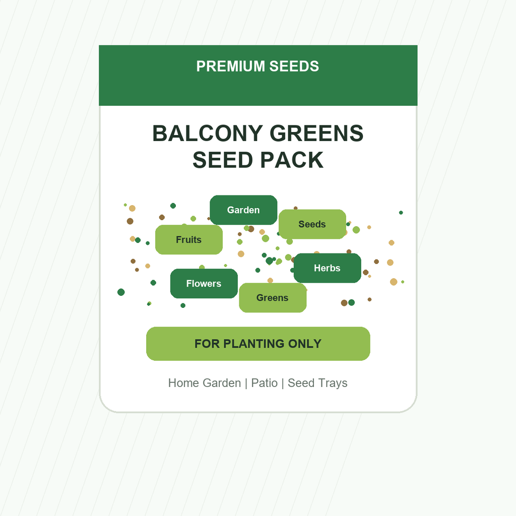 Balcony Greens Seed Pack