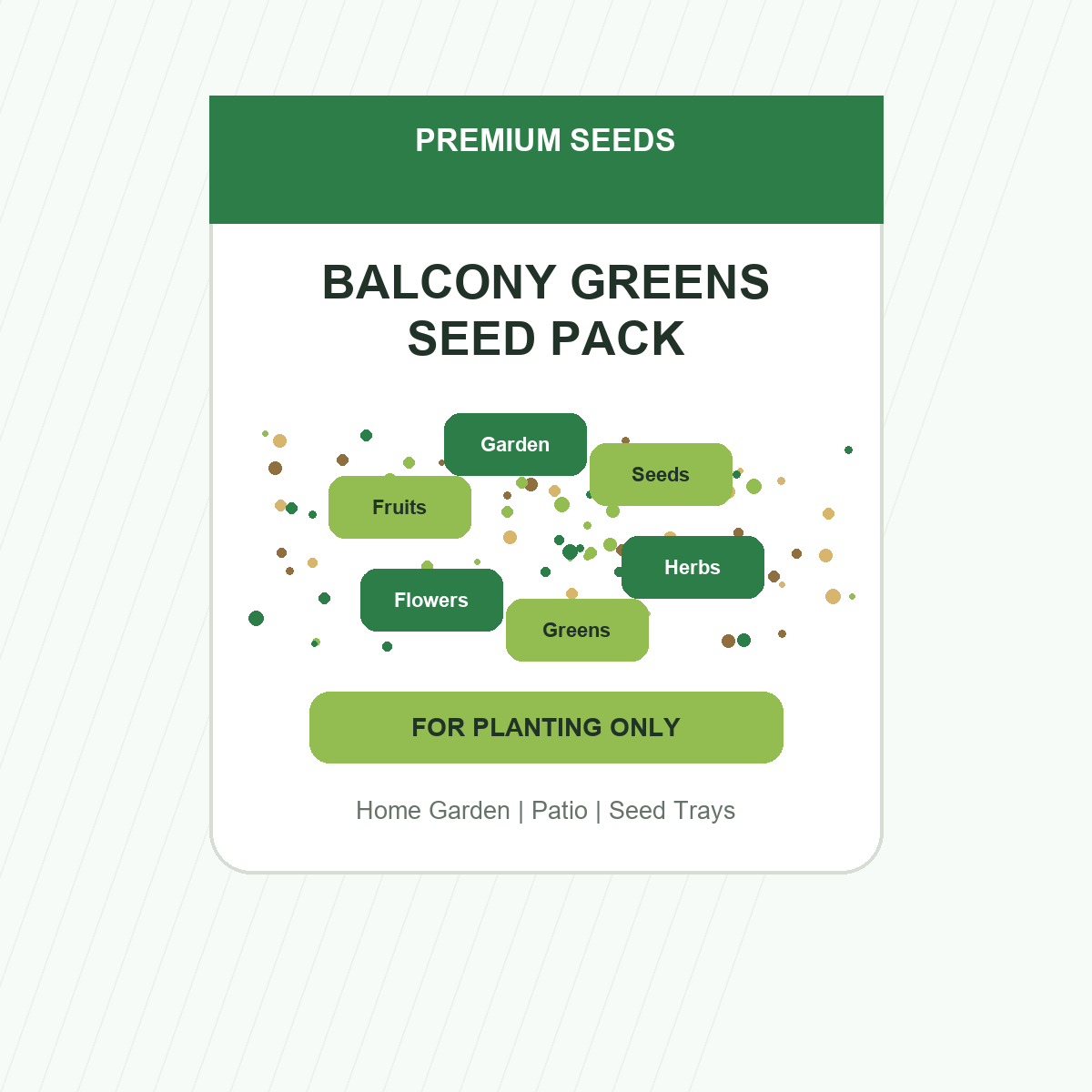 Balcony Greens Seed Pack