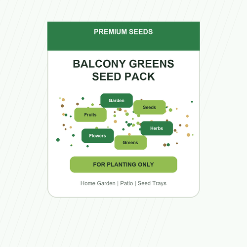 Balcony Greens Seed Pack