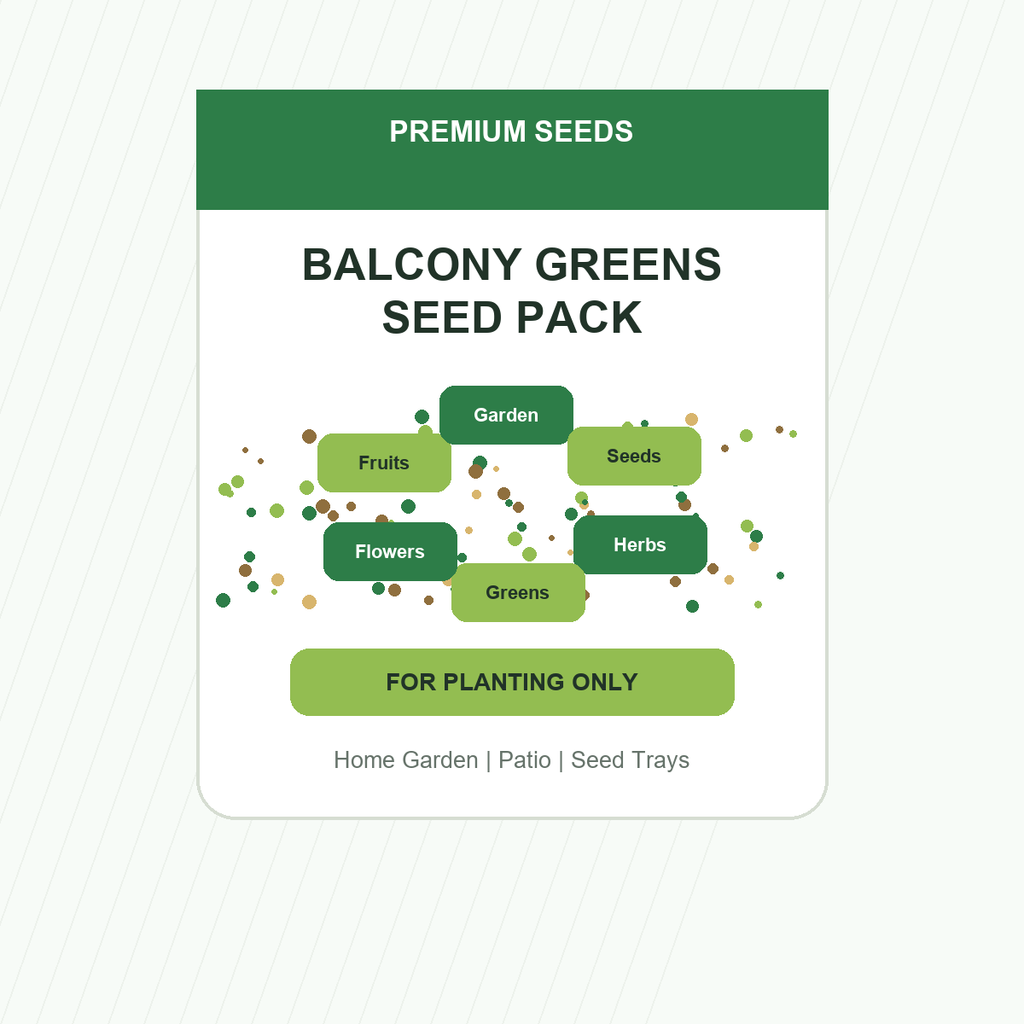 Balcony Greens Seed Pack