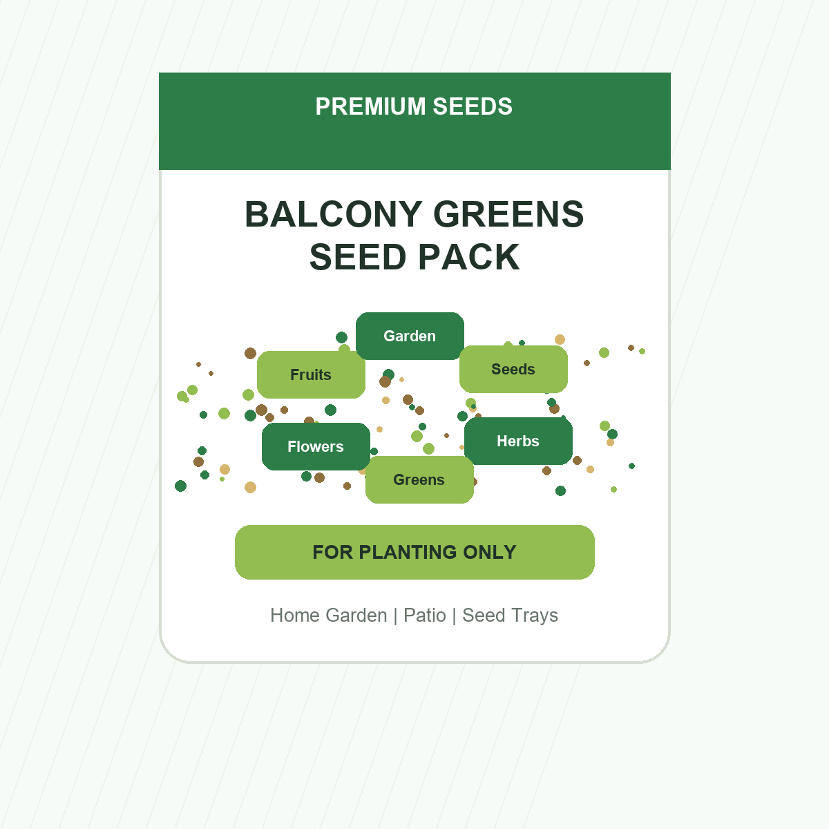 Balcony Greens Seed Pack