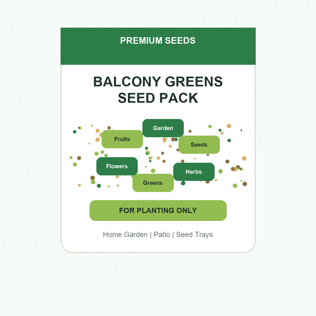 Balcony Greens Seed Pack