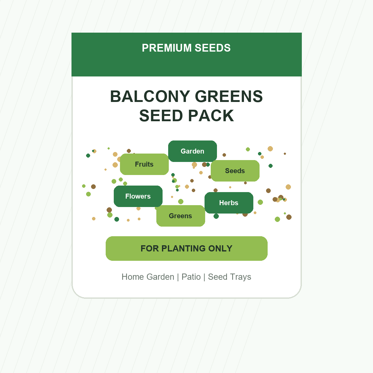 Balcony Greens Seed Pack
