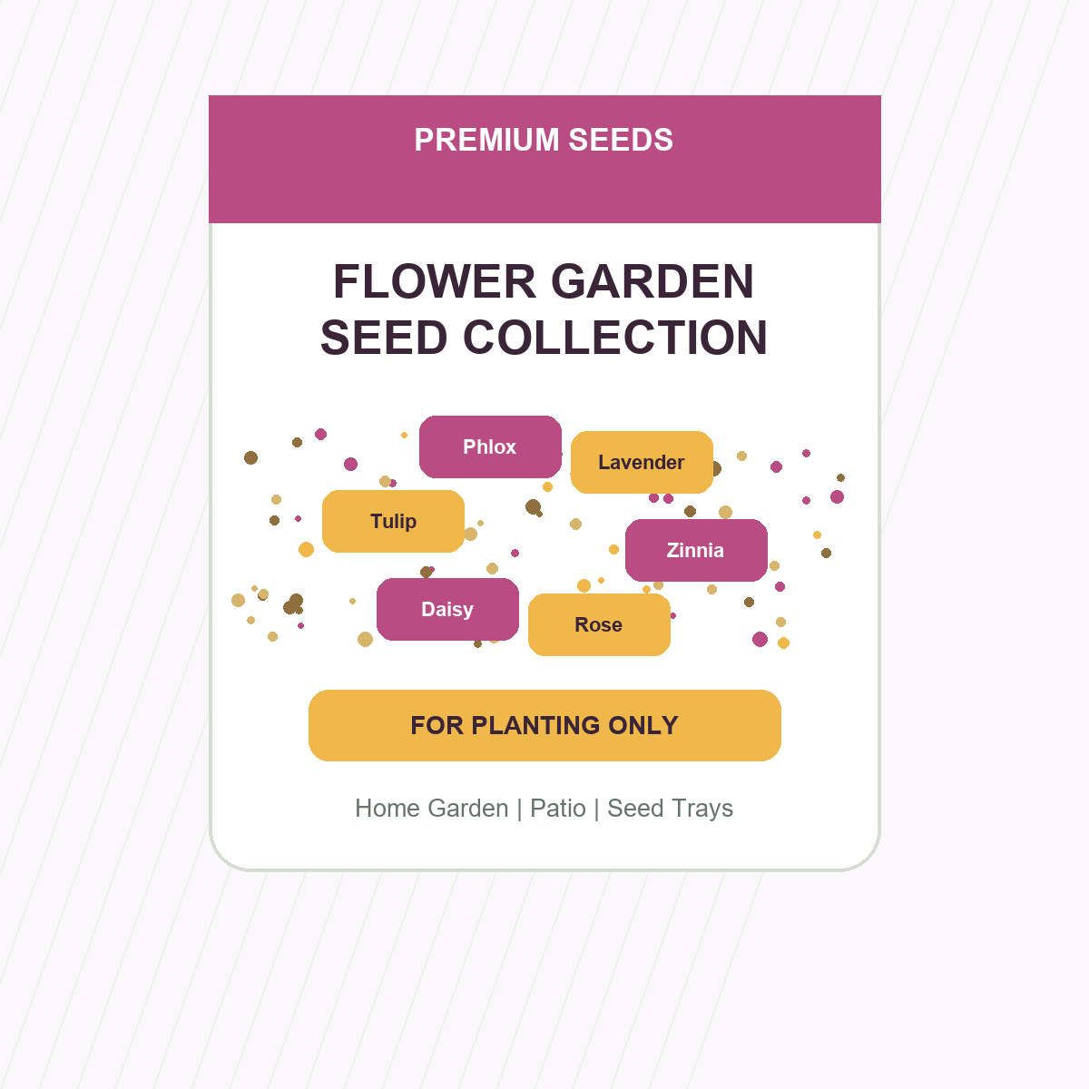 Flower Garden Seed Collection