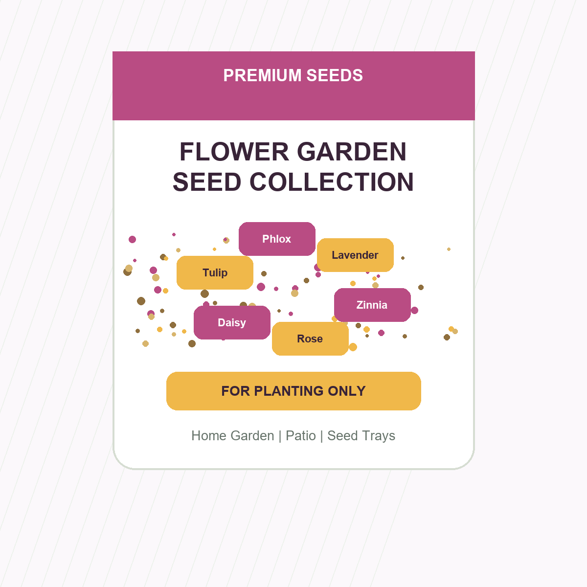 Flower Garden Seed Collection