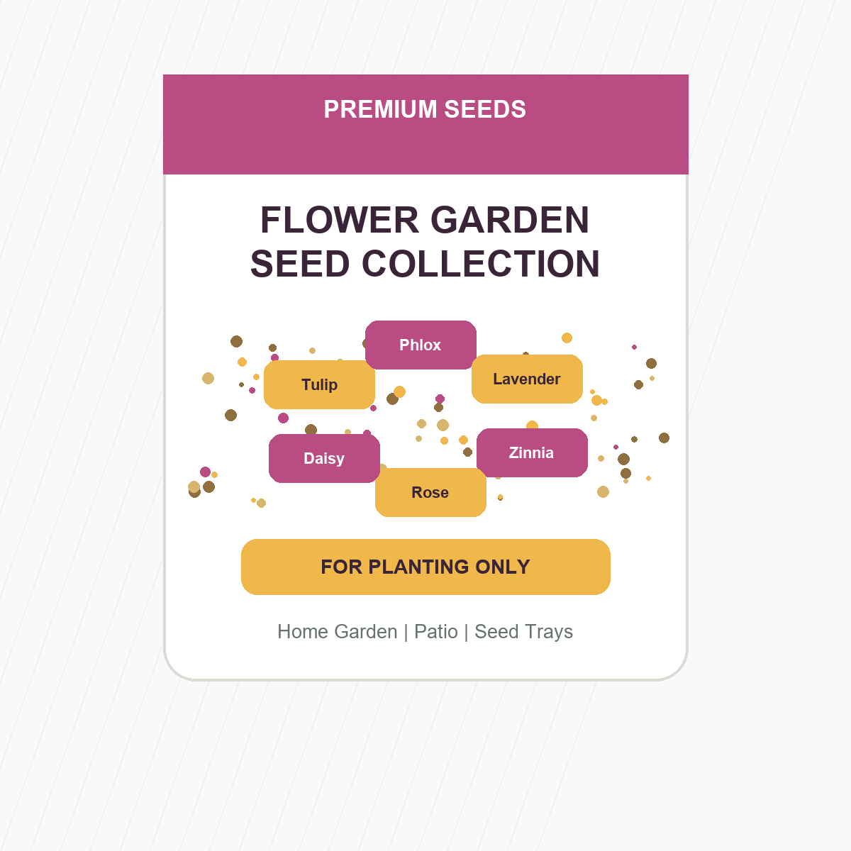 Flower Garden Seed Collection