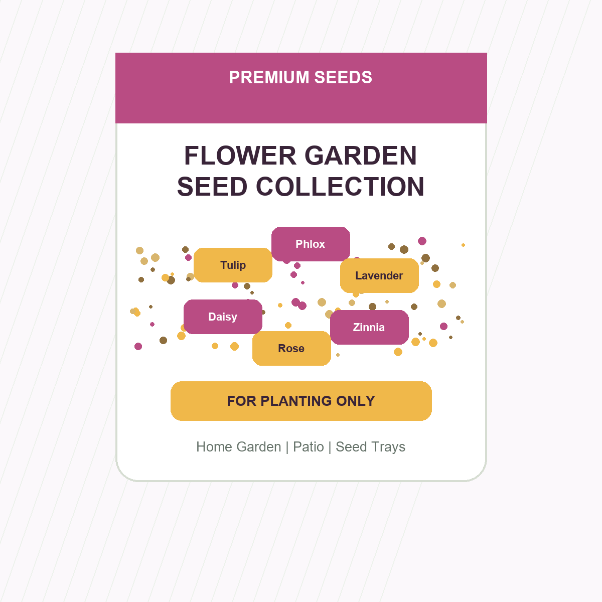Flower Garden Seed Collection